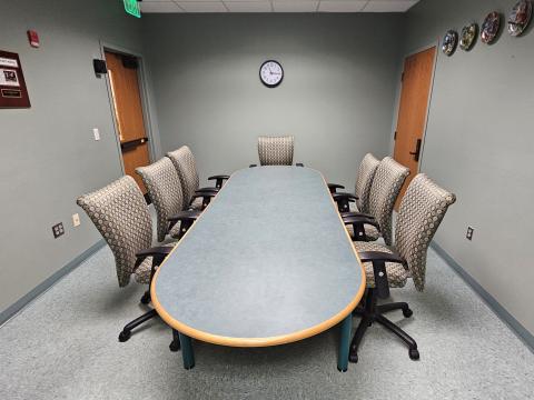 conference table with 8 chairs 