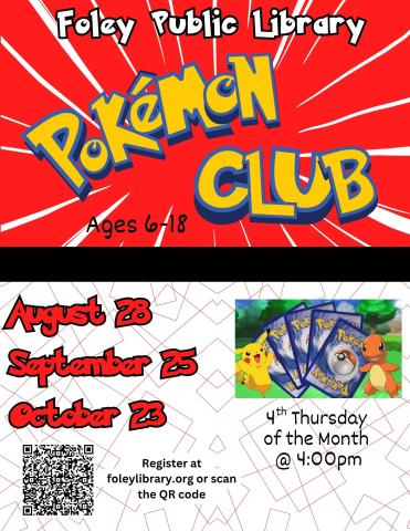 Pokemon Club (August - October)