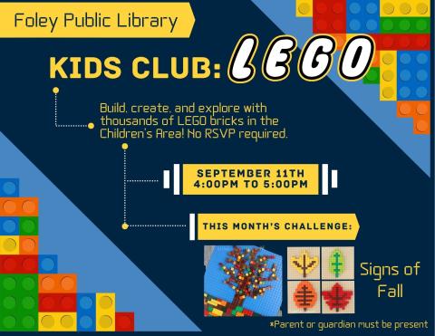 Kids Club LEGO September