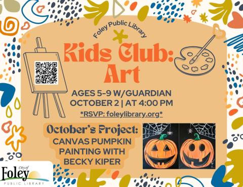Kids Club: Art October