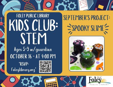 Kids Club: STEM October