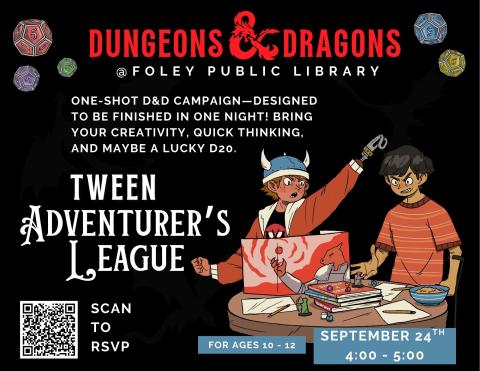 Text and D&D graphics on a black background.