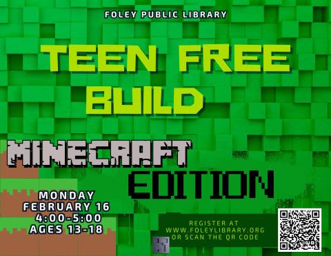 Text on a Minecraft background.