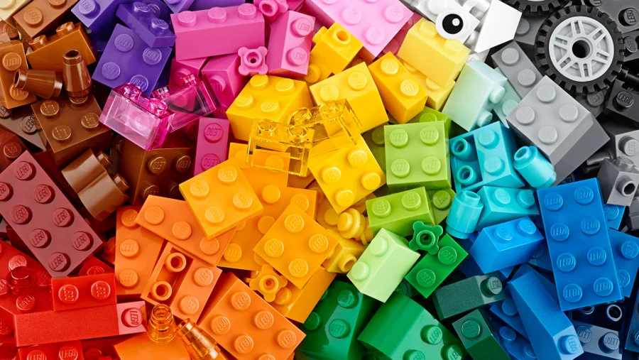 Multicolored LEGO blocks