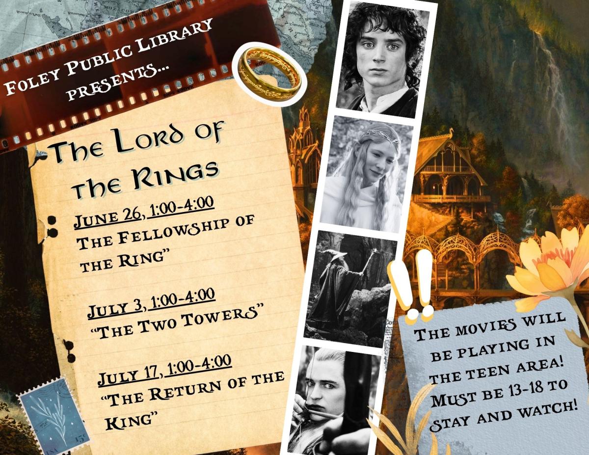 Text on Lord of the Rings background.