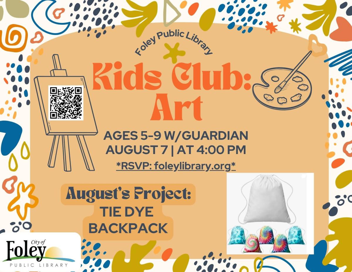 Kids Club: Art (08/07)