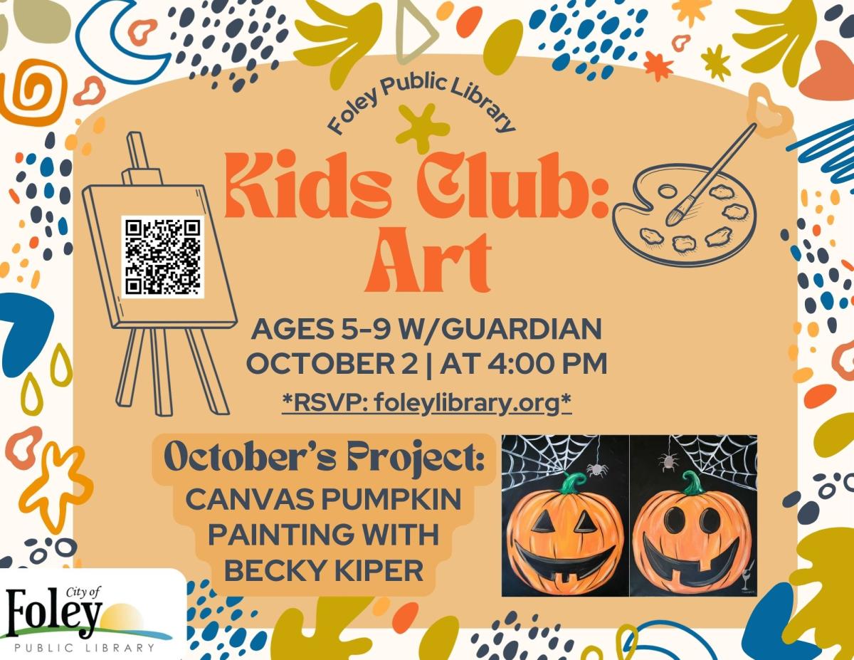 Kids Club: Art October