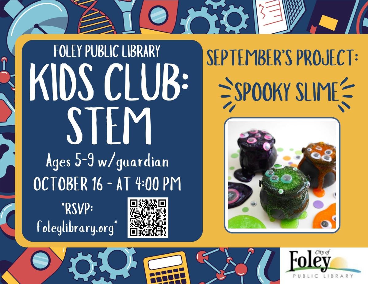 Kids Club: STEM October