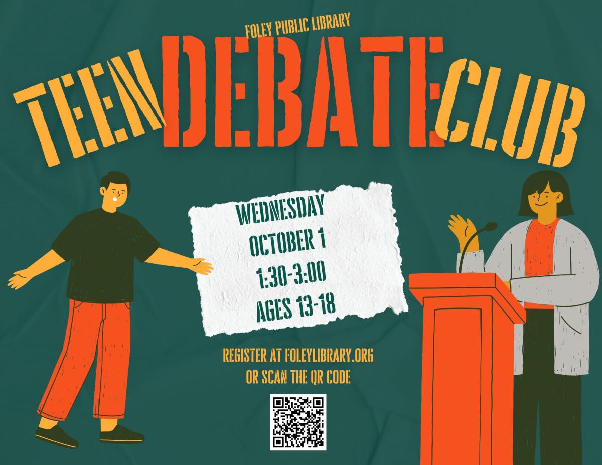 Text and graphic on blue background.