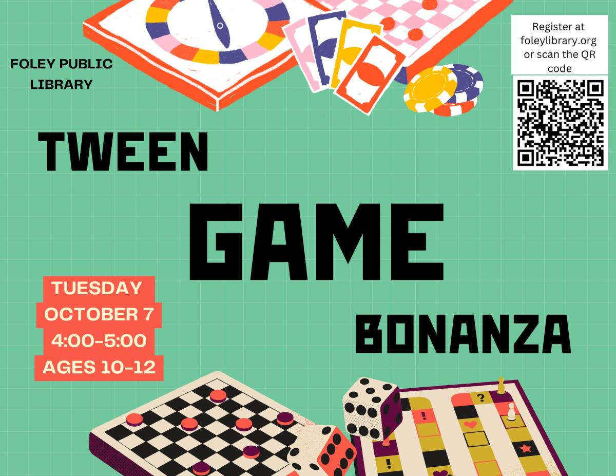 Text and game pieces on an aqua background.