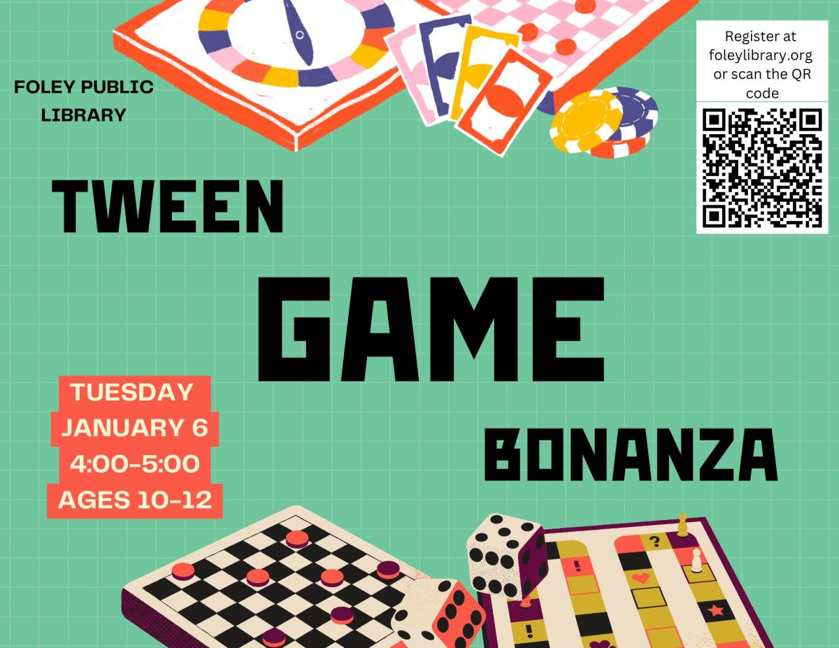 Text and game pieces on an aqua background.